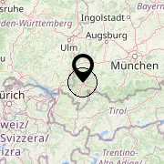 87 Kempten (Allgäu) (± 25 km), Bayern, Deutschland