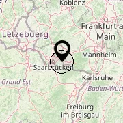 66 (± 25 km), Saarpfalz-Kreis, Saarland, Deutschland